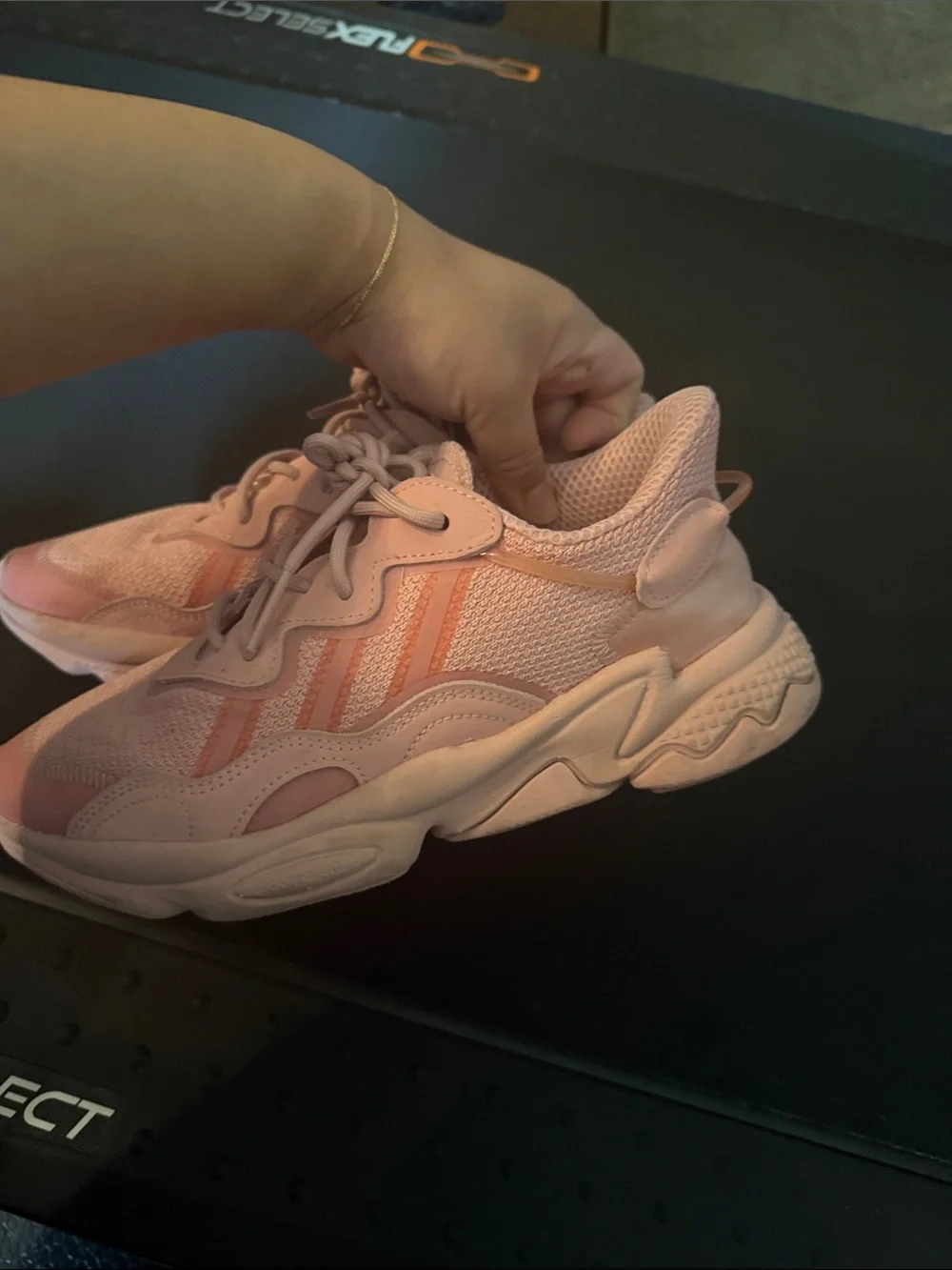 adidas Women’s Pink Mesh Retro Runner Sneakers